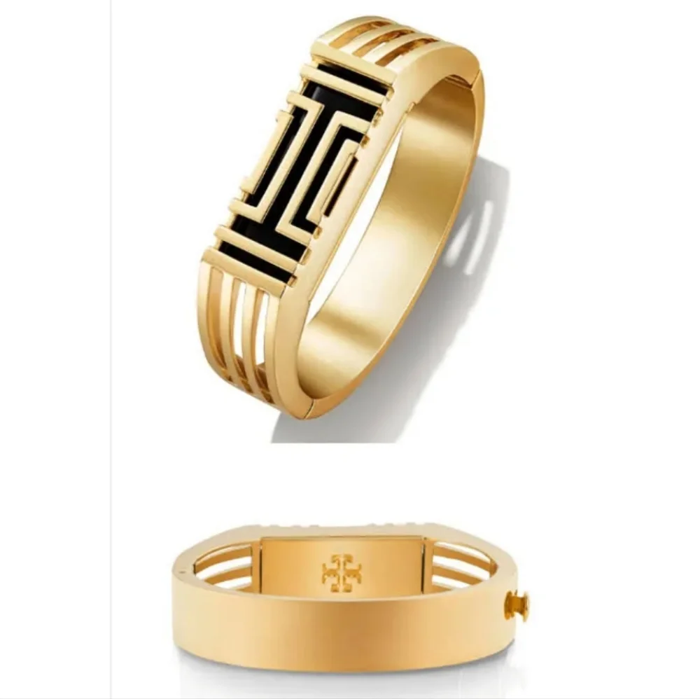 Tory Burch Fitbit Metal Hinged Bracelet